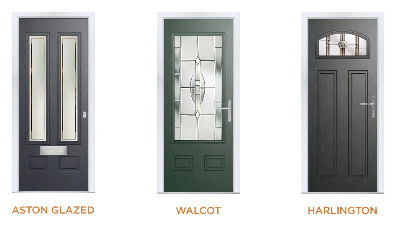 Composite front door installation in Manchester